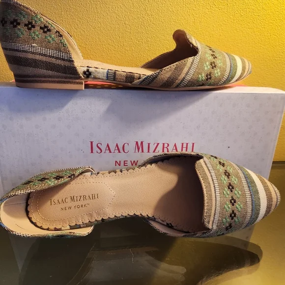 NIB Issac Mizrahi Slide-on Shoes, Size 7 - Picture 1 of 7